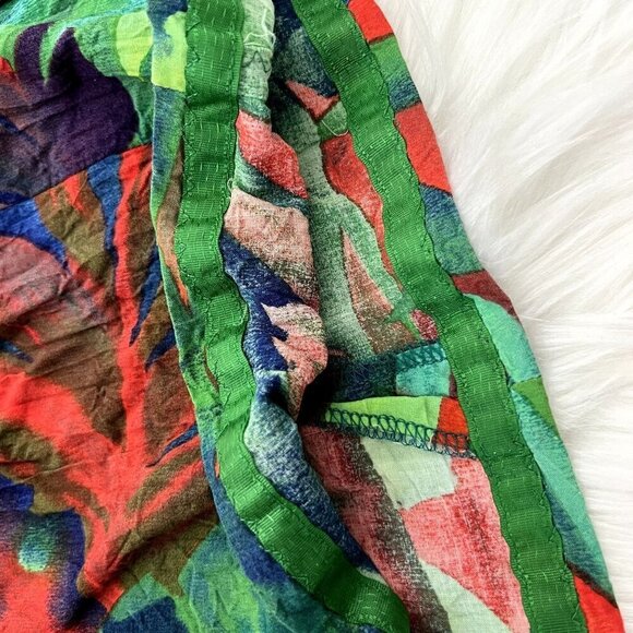 Jams World Hawaii Womens Small Lagoon Floral Sleeveless Tank Rayon Dress - Picture 9 of 9